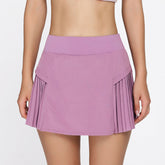 Lesmart Women's Pleated Tennis Skirts with Shorts Pockets